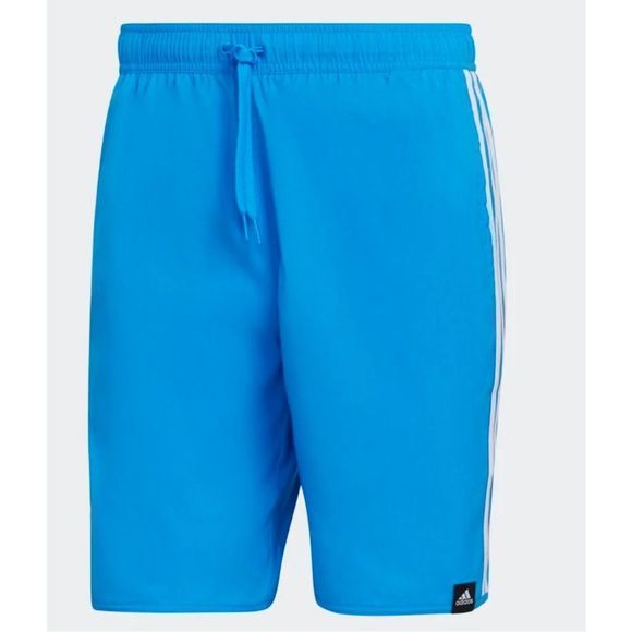 Adidas CLASSIC-LENGTH 3-STRIPES SWIM SHORTS-NWT-Men Large - Picture 1 of 5